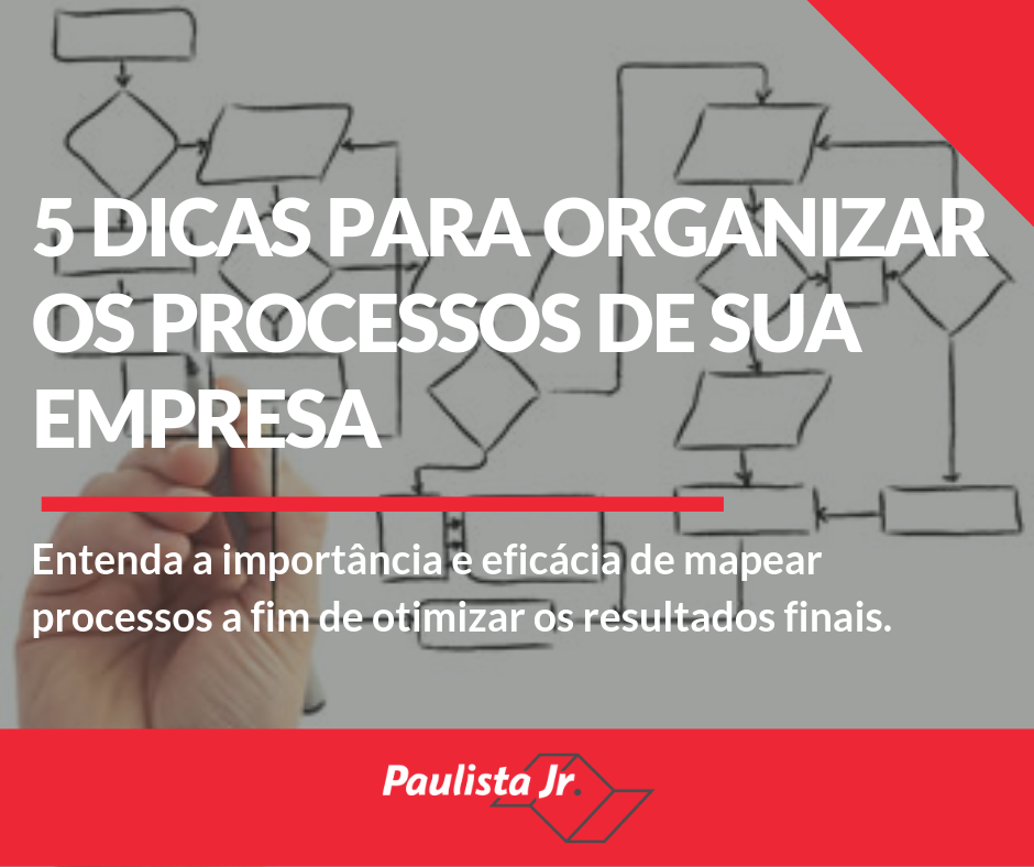 5 dicas para organizar os processos de sua empresa Paulista Júnior